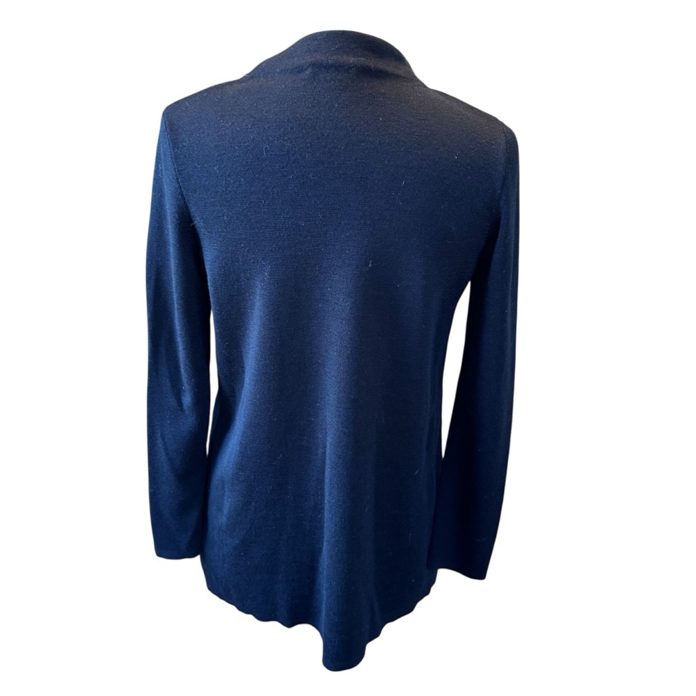 COS 100% Wool Mock Turtleneck Sweater Women’s Small Black Long Sleeve Minimalist - Picture 3 of 5